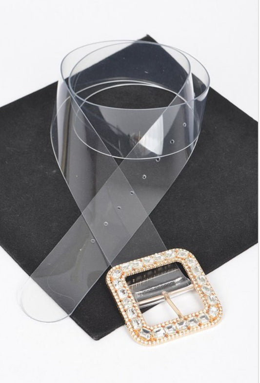 Clearly Chic Waist Belt